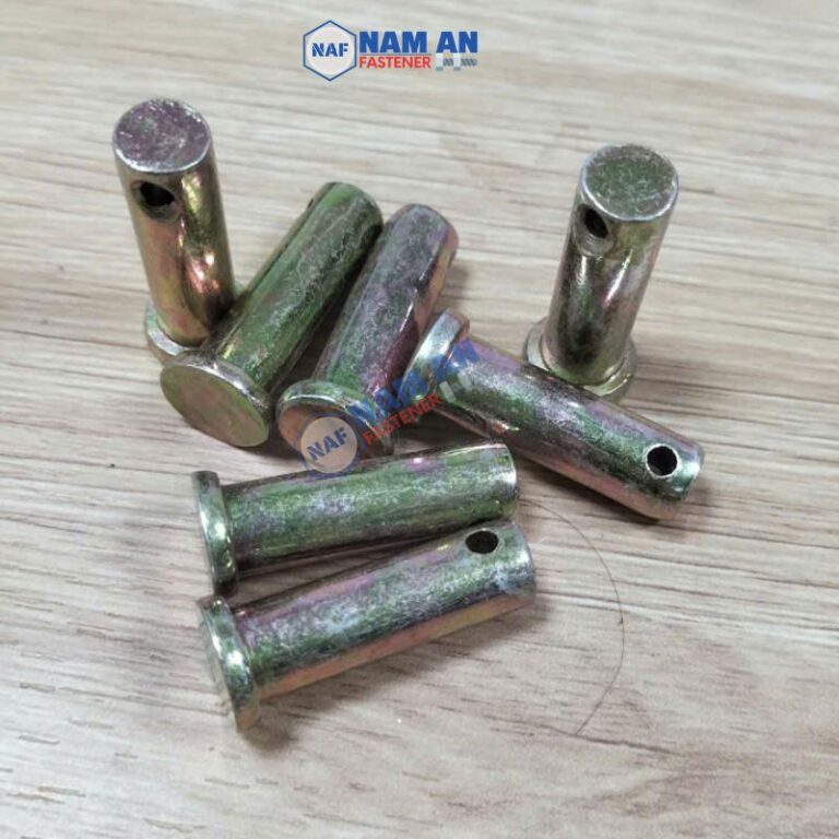 Chốt Pin Định Vị M8x25, M10x25, M10x30, Trục Cài Chốt Chẻ