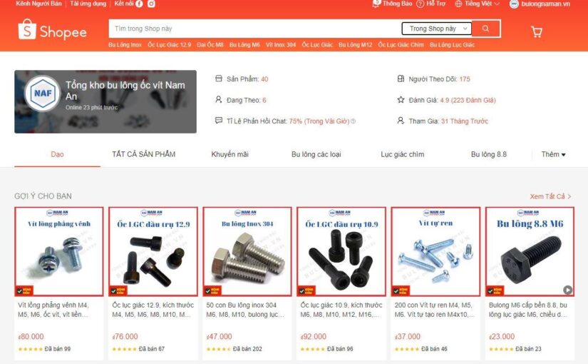 Gian Hàng Bán Lẻ Của Nam An Trên Shopee